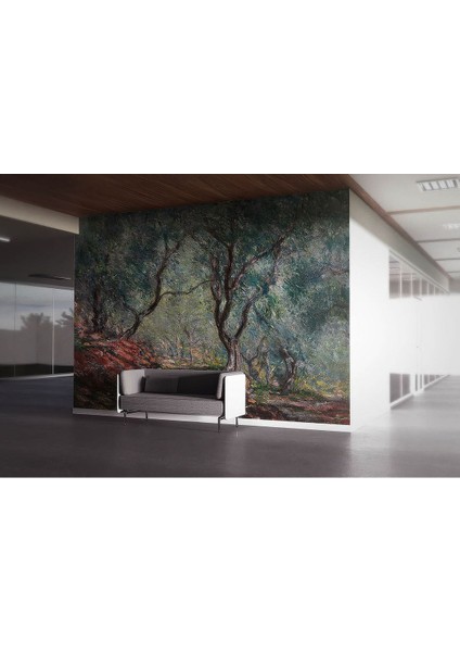 Bois D Oliviers Au Jardin Poster Duvar Kağıdı fırsatları