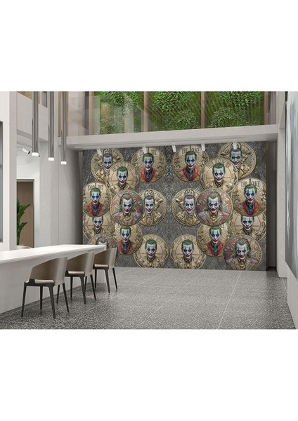 Joker Madalyonları Poster Duvar Kağıdı
