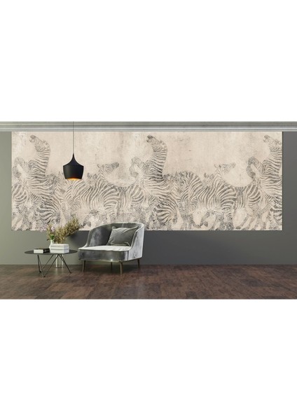 Zebra Desenli Poster Duvar Kağıdı