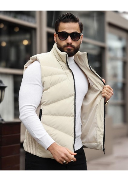 Erkek, Elyaf Dolum Kapitone, Standart-Fit, 3 Cepli, Şişme Yelek USE2419 fiyatları