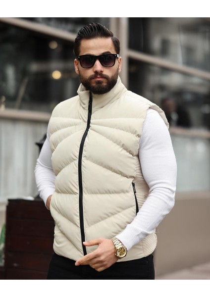 Erkek, Elyaf Dolum Kapitone, Standart-Fit, 3 Cepli, Şişme Yelek USE2419 modelleri