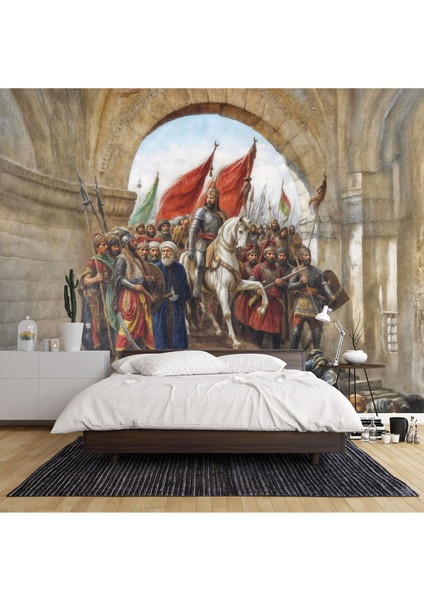 Fatih Sultan Mehmet Istanbul Kapılarında Poster Duvar Kağıdı