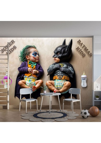 Çocuk Joker ve Batman Poster Duvar Kağıdı fiyatları