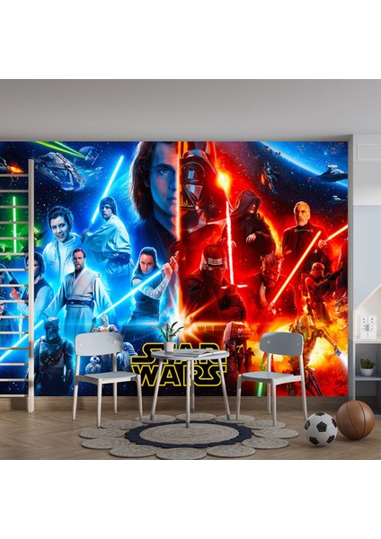 General Grievous Yoda Han Solo Çocuk Odası Poster Duvar Kağıdı