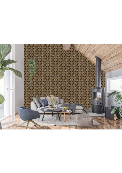 Kahverengi Modern Desen Poster Duvar Kağıdı fiyatları