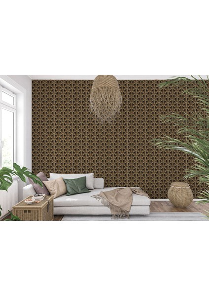 Kahverengi Modern Desen Poster Duvar Kağıdı modelleri