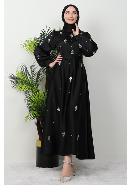 Ada Saten Abiye Siyah