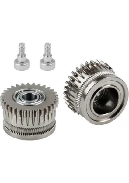K1/K1C/ENDER3 V3 Ekstruder Yükseltmesi Için Çift Dişli Filament Tahriki (Yurt Dışından)