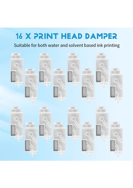 Mimaki JV33 Jv5 CJV30 Mutoh Galaxy Human Wit-Color Dx5 Baskı Damper Filtresi Için 16 Adet Mürekkep Damperi (Yurt Dışından) fırsatları