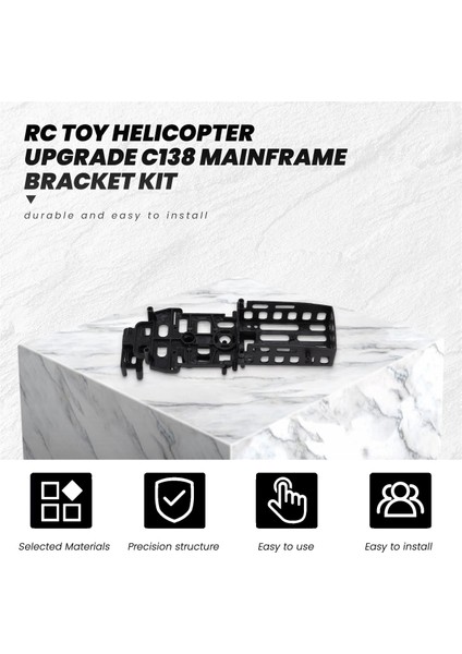 Rc Oyuncak Helikopter Yükseltme C138 Ana Gövde Braket Kiti Era Bell 206 1:33 Parçaları Için (Yurt Dışından)