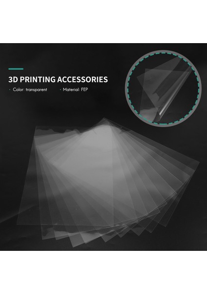 10 Adet Fep Levha Foton 3D Yazıcı 0.1mm Fep Film 280MM x 200MM Parça Aksesuarları Için (Yurt Dışından) indirimleri