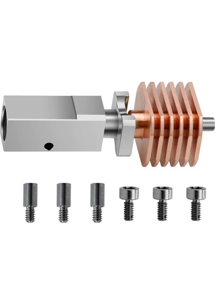 P1S X1 V3.0 Yükseltme Için Hotend Bambu Titanyum Alaşımlı Yüksek Sıcaklık Baskısı (Yurt Dışından)