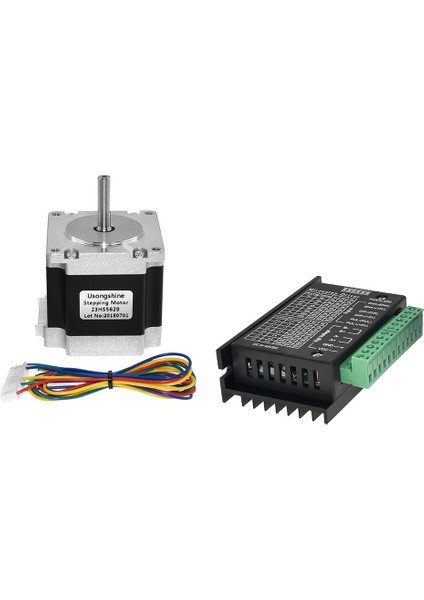 Nema 23 23HS5628 Step Motor 57 2.8A TB6600 Sürücüsü ile NEMA17 Cnc ve 3D Yazıcı Parça Parçaları (8.0mm) (Yurt Dışından)