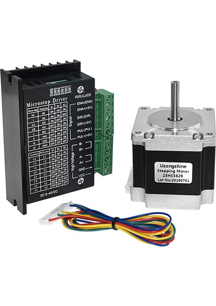 Nema 23 23HS5628 Step Motor 57 2.8A TB6600 Sürücüsü ile NEMA17 Cnc ve 3D Yazıcı Parça Parçaları (8.0mm) (Yurt Dışından)