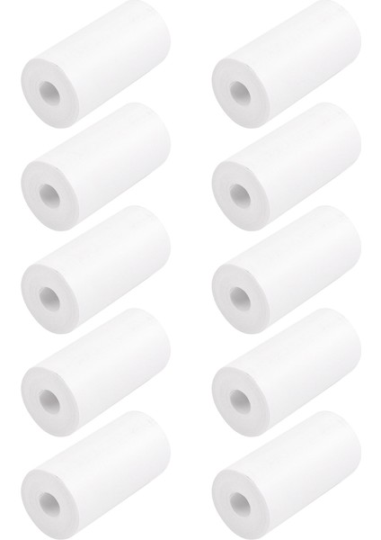 10 Rulo Termal Kağıt Kasa Pos Fiş Kağıtları 57X30MM Yazıcı Için (Yurt Dışından)