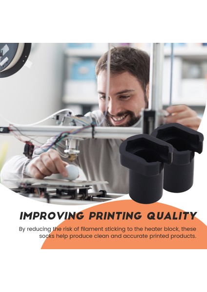Qıdı Q1 Pro 3D Yazıcı Için 5 Adet Hotend Koruyucu Kılıf, Yüksek Sıcaklık Direnci, Yazıcı Performansını Artırır (Yurt Dışından)