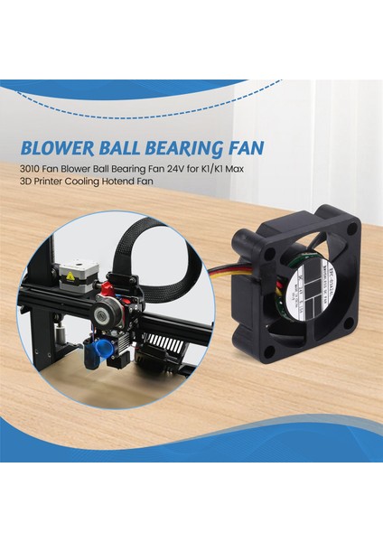 3010 Fan Blower Bilyalı Rulman 24V Yaratıcılık K1/k1 Max 3D Yazıcı Soğutma Hotend Parçaları (Yurt Dışından) fırsatları