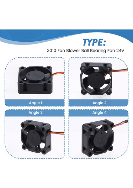 3010 Fan Blower Bilyalı Rulman 24V Yaratıcılık K1/k1 Max 3D Yazıcı Soğutma Hotend Parçaları (Yurt Dışından) indirimleri