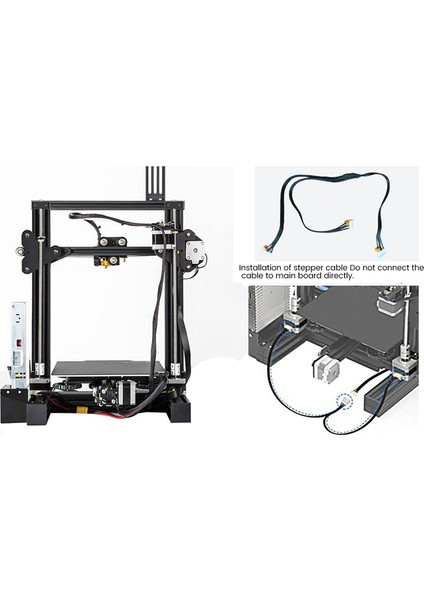 3D Yazıcı Için 3 Çift Z Eksenli Yükseltme Kiti Aksesuarları 3/ V2/ Pro (Yurt Dışından)