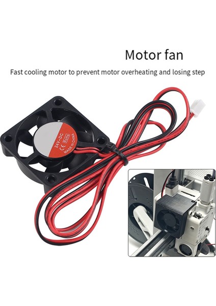Bambu-Lab A1/a1 Mini 3D Yazıcı 4010 24V Için Ekstruder Motor Soğutma Fanı (Yurt Dışından)
