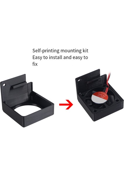 Bambu-Lab A1/a1 Mini 3D Yazıcı 4010 24V Için Ekstruder Motor Soğutma Fanı (Yurt Dışından)