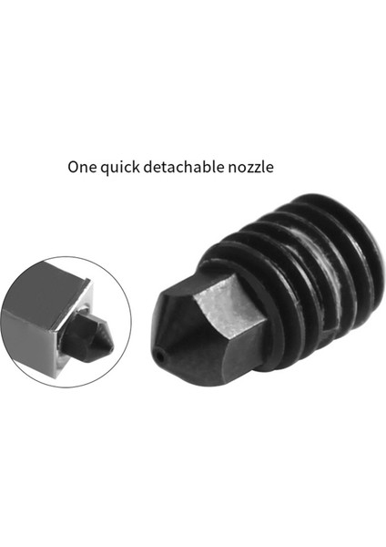 Adventurer 5m/5m Pro Için Ekstruder Hotend Daha Hızlı Isınma Yükseltilmiş AD5M/5M 3D Yazıcı Parçaları (Yurt Dışından)