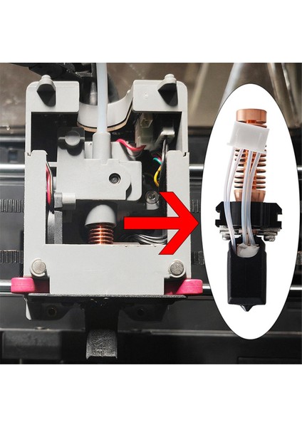 Adventurer 5m/5m Pro Için Ekstruder Hotend Daha Hızlı Isınma Yükseltilmiş AD5M/5M 3D Yazıcı Parçaları (Yurt Dışından)
