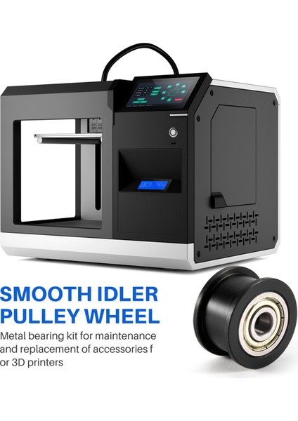 Pürüzsüz Tembel Kasnak Tekerlek Takımı V-Yuvası - Rulmanlı Reprap Cnc 3D Yazıcı (Yurt Dışından)