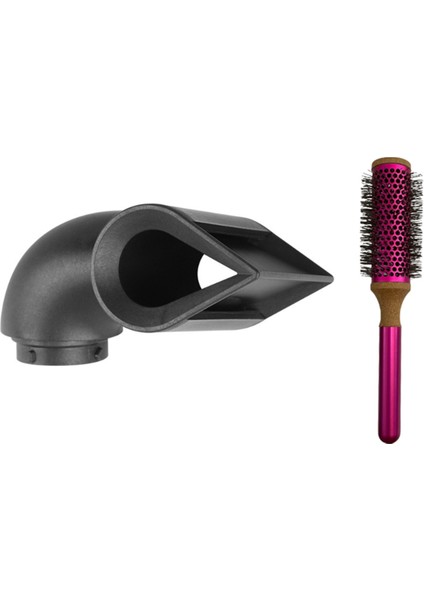 Dyson Airwrap HS05 HS01 Bukle Makinesi Nozulu Kurutma ve Şekillendirme Aparatı Için Hassas Şekillendirme Ucu + Silindir Tarak (Yurt Dışından)