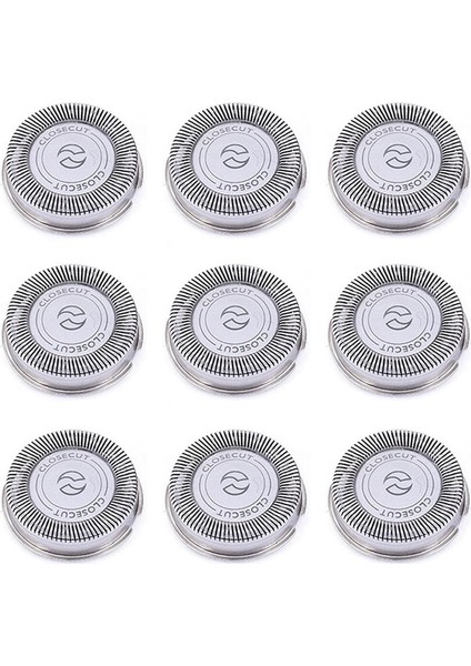 9 Paket SH30 Yedek Başlıklar Tıraş Makinesi Serisi 3000, 2000, 1000 ve S738 Için Bıçaklarla Birlikte (Yurt Dışından)