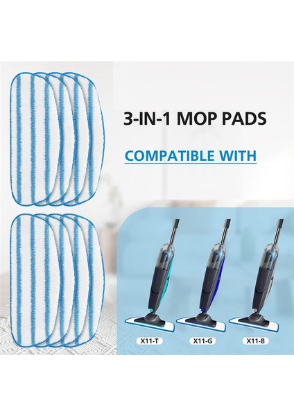 X11-T Steam Için Uyumlu Yedek Parça Mop Pedi (Yurt Dışından) fiyatları