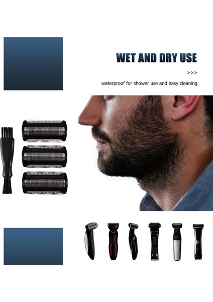 3 Paket Tıraş Makinesi Yedek Düzeltici Bodygroom 2024 - 2040 S11 Yss2 Yss3 Serisi Fırçalı (Yurt Dışından)