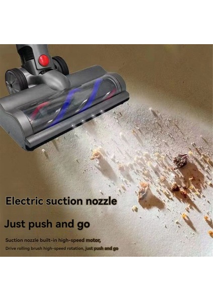 V15 V11 V10 V8 V7 LED Farlı, Yumuşak Silindir Fırçalı, Sert Zemin Şarjlı Dikey Elektrikli Süpürgeler (Yurt Dışından) fiyatları