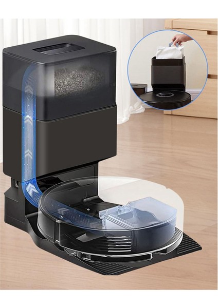 S8+/ S8 Pro Ultra/ S7 Maxv + / Max+/ Q8 Q5 Pro+/t8 Elektrikli Süpürge Için Toz Torbaları (Yurt Dışından) fırsatları