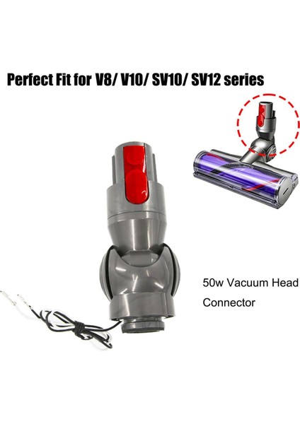 V8 V10 SV10 SV12 Temizleyici Bağlantısı Yedek Parçası Için 50W Doğrudan Tahrikli Emiş Vakum Konnektörü (Yurt Dışından)