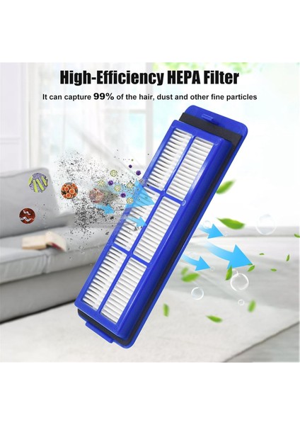 Robovac 11S Max, 15C 30C G10, G30 Için Elektrikli Süpürge Ana Yan Fırça Hepa Filtre Aksesuarları (Yurt Dışından)