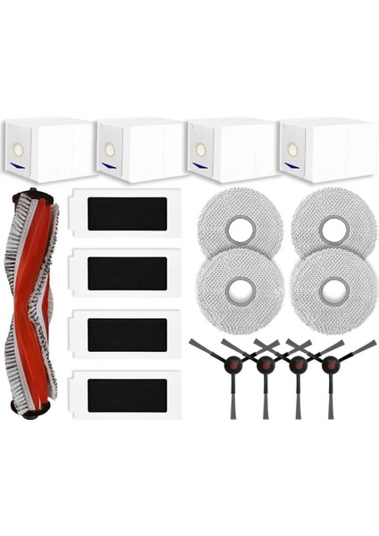 Pro+ / Ultra Plus Yedek Parça Aksesuarları Ana Yan Fırça Hepa Filtre Paspas Pedi Toz Torbası (Yurt Dışından)