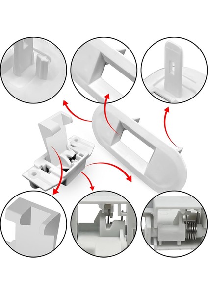 WH02X24399 Üst Yıkayıcı Kapak Kilidi Için Yıkayıcı Kapak Kilidi Çarpması (Yurt Dışından) indirimleri