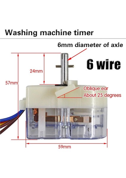 6 Hatlı Eğik Kulak Yıkama Makinesizamanlayıcı 68MM Merkez Delik Mesafesi (Yurt Dışından) fırsatları