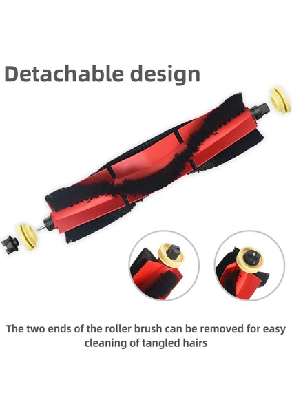 E4, E5, S4, S4 Max, S5, S5 S6, S6 Maxv Robot Süpürge Yedek Parçaları Ana Yan Fırça Hepa Filtre (Yurt Dışından) fırsatları