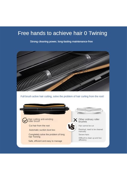 L10S Ultra L20 X20 Pro X30 L30 X40 Vakum Parçaları Için Saç Kesme Anti-Roller Fırçası (Yurt Dışından) fırsatları