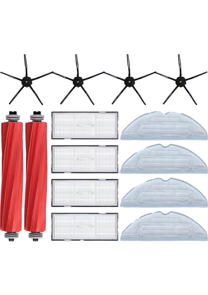 S7 S70 S7MAX T7S Plus Robot Süpürge Aksesuarları Ana Yan Fırça Kapağı Hepa Filtre Paspas Pedi Yedek Parçaları (Yurt Dışından)