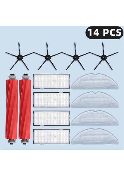 S7 S70 S7MAX T7S Plus Robot Süpürge Aksesuarları Ana Yan Fırça Kapağı Hepa Filtre Paspas Pedi Yedek Parçaları (Yurt Dışından) fiyatları