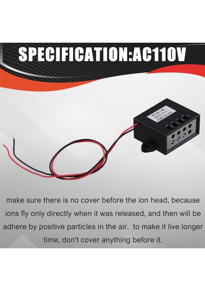AC110V Soğuk Plazma Iyon Jeneratörü Gıda Tazeleme Buzdolabı Araba Buzdolabı Yatak Odası (Yurt Dışından) indirimleri