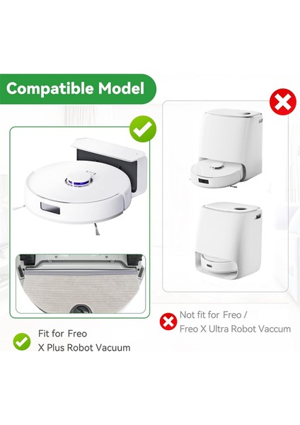Freo x Plus Elektrikli Süpürge Yedek Mikrofiber Mendil Aksesuarları (Yurt Dışından) fiyatları