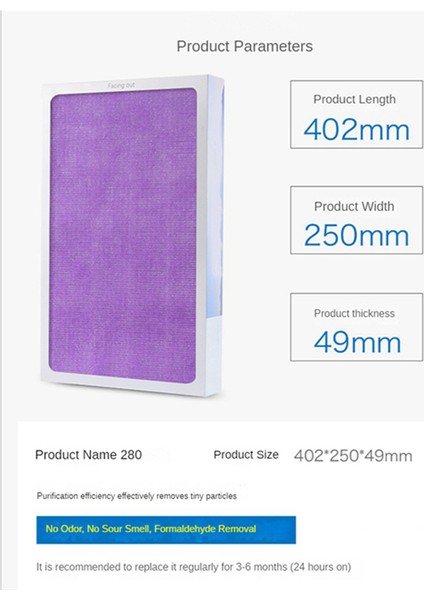 -CE60-W -Z280SW Için Aktif Karbon Filtre Seti (Yurt Dışından) indirimleri