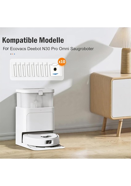 N30 Pro Omni Robot Süpürge Yedek Parçaları Aksesuarları Için Toz Torbaları (Yurt Dışından)