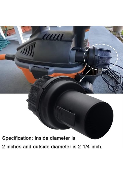2-1/2-Inch Vacs Vakum Difüzör Susturucu, Susturucu Islak/kuru Vakum Ataşmanı CMXZVBE38660 Mağaza Için (Yurt Dışından)