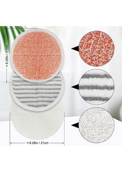 2039A 2124 2307 Için Mop Pedleri Yedekleri (Yurt Dışından) indirimleri