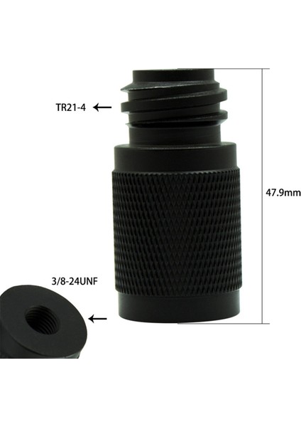 Co2 Soda Silindiri Adaptör Vanası 3/8-24UNF'DEN TR21-4 Dönüşüm Kiti (Yurt Dışından)